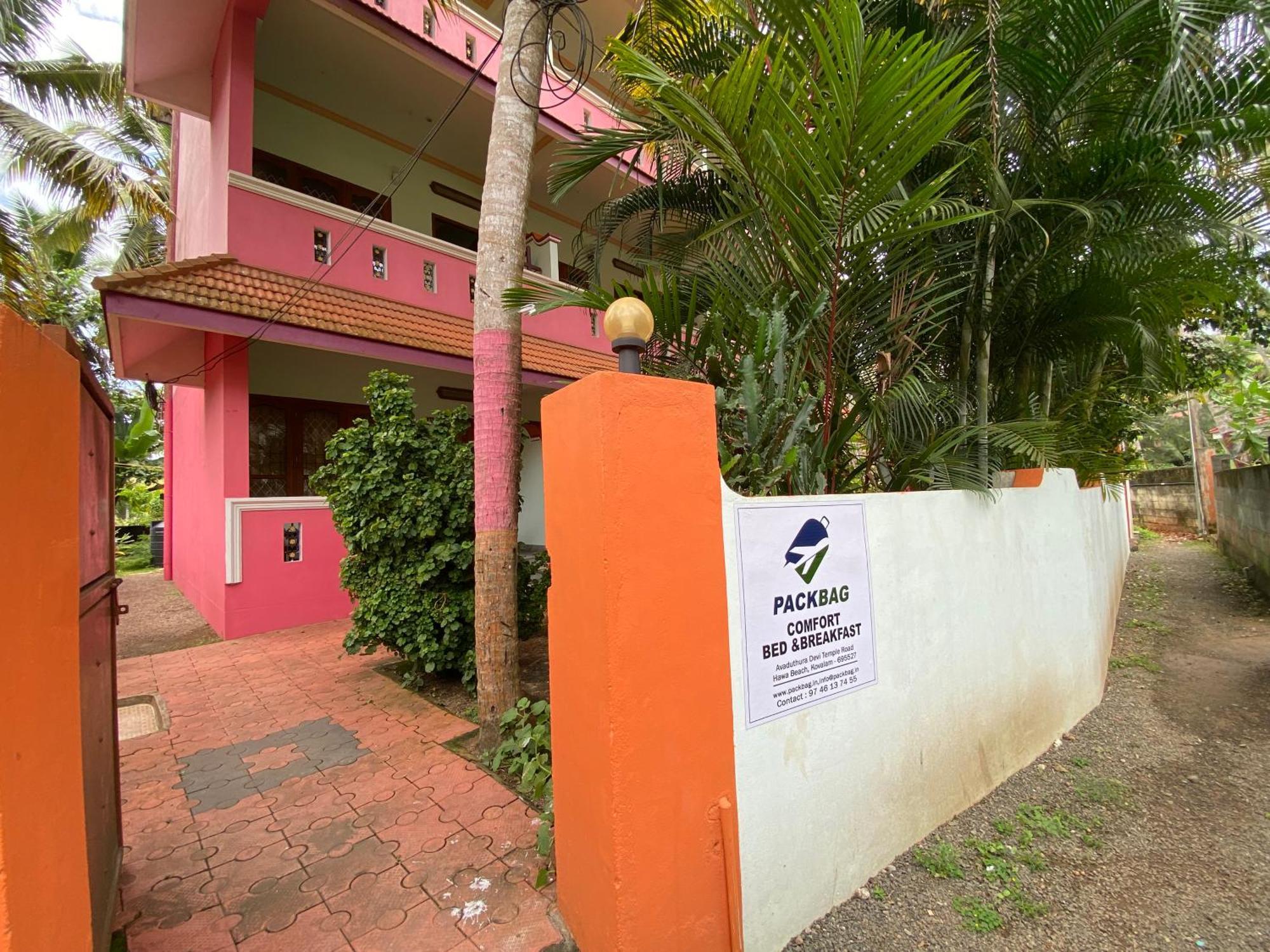 Packbag Comfort Bed & Breakfast โกวาลัม ภายนอก รูปภาพ